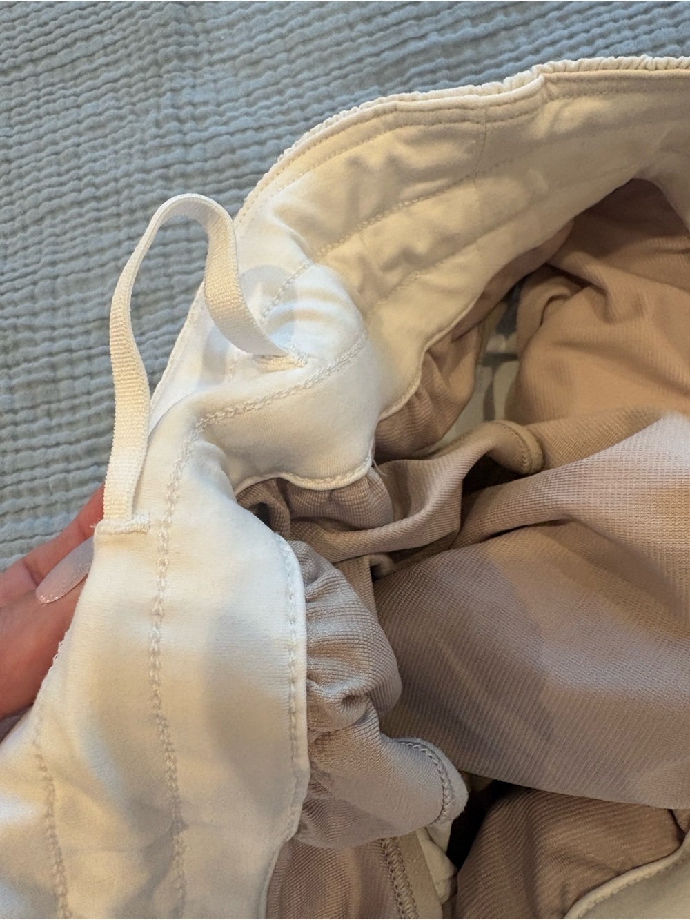lululemon athletica White Lightweight Run Shorts - Picture 6 of 7